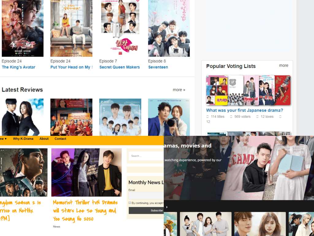 Korean websites discount for korean dramas